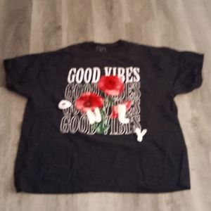 Womens Good Vibes Only Tee